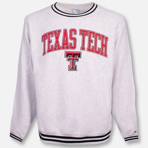 Champion Vintage Inspired Reverse Weave Texas Tech Gray Pullover Women’s M